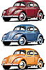 Vector clipart: old cars