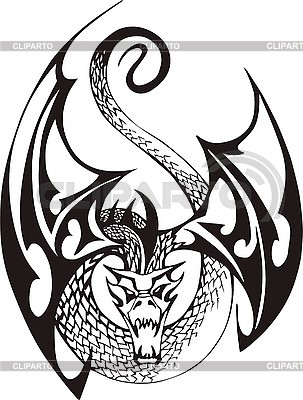 Dragons Dragon Tattoo Designs Vector