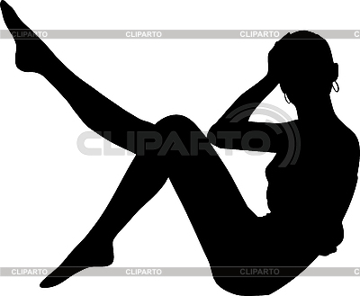 Sexiest Girl Picture on Vector Of Sexy Girl Posing Silhouette      Ruslan Olinchuk