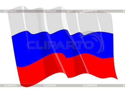развивающийся флаг россии