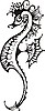 Vector clipart: little sea horse