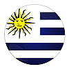 Uruguay Icon mit Flagge | Stock Illustration