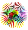 Vector clipart: abstract background with circles