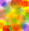 Vector clipart: abstract sunny background