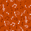 Vector clipart: seamless abstract musical background
