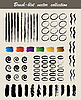 Vector clipart: Brush blot