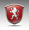 Vector clipart: Coat of arms with lion vector