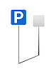 Vector clipart: Parking traffic sign