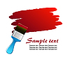 Vector clipart: Brush trace
