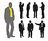 Vector clipart: Active men