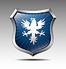 Vector clipart: Coat of arms with an eagle
