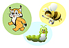 Vector clipart: cartoon characters