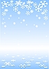 Vector clipart: snowflakes background