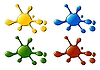 Vector clipart: Blots