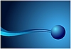 Vector clipart: flying ball