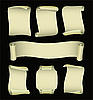 Vector clipart: Scrolls