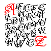 ID 3178478 | Kalligraphische Buchstaben | Stock Vektorgrafik ID 3178478 | Kalligraphische Buchstaben | Stock Vektorgrafik | CLIPARTO