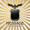 Vektor Cliparts: heraldisches Vintage-Emblem