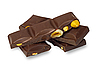 Dark chocolate bar | Stock Foto