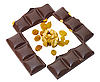 Dark chocolate bar | Stock Foto
