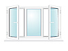 Vector clipart: open window