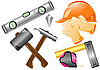 Vector clipart: construction tools
