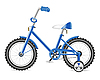 Vector clipart: kids bicycle for boy