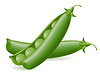 Vector clipart: peas