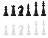 Vector clipart: chess pieces