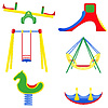 Vector clipart: children teeter