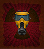 Vector clipart: concept of radioactive contamination