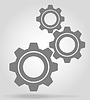 Vector clipart: icon gear