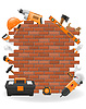 Vector clipart: tools for repair concept icons