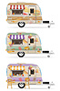 Vector clipart: fast food trailer