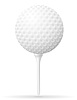 Vector clipart: golf ball
