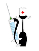 Vector clipart: cat as doctor
