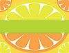 Vector clipart: citrus background
