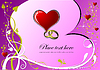 Vector clipart: Valentine`s Day; Greeting Card