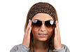 Porträt von Mädchen mit Brille | Stock Foto