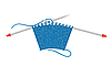 Vector clipart: Knitting pattern