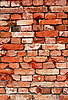 Mauer aus alten Ziegelsteinen als Hintergrund | Stock Foto