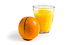 Ein Glas Orangensaft | Stock Foto