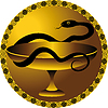 Vector clipart: snake symbol of the medical