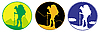 Vector clipart: Traveler emblem