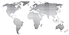 Vector clipart: Stylised world map