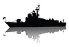 Vector clipart: ship silhouette