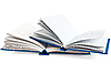 Cuadernos encuadernados en azul | Foto de stock