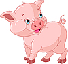 Vector clipart: Little Piglet
