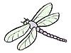 Vector clipart: Dragonfly
