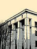 Vector clipart: Building in grunge style